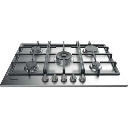 Indesit THP 751 W/IX/I 1 75cm Built-In 5 Burner Gas Hob
