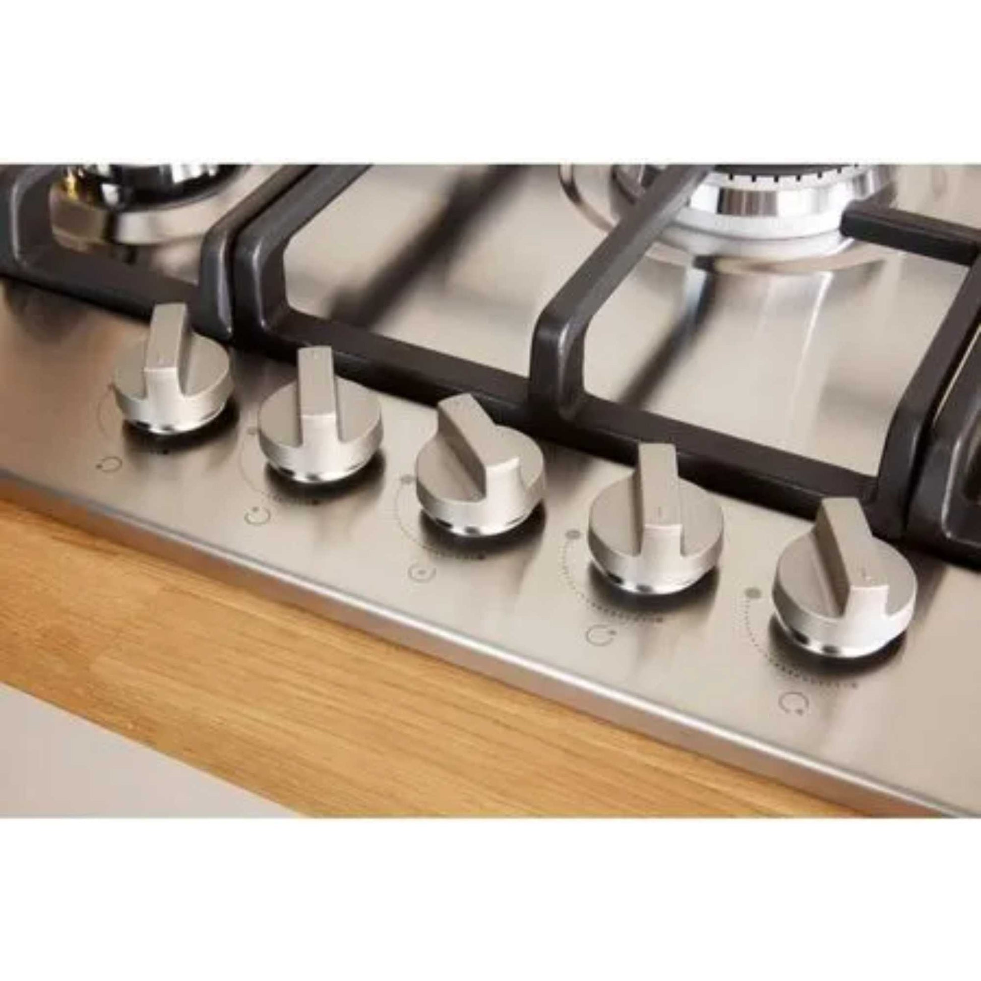Indesit THP 751 W/IX/I 1 75cm Built-In 5 Burner Gas Hob