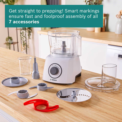 Bosch MCM3100WGB MultiTalent 3 Compact Food Processor