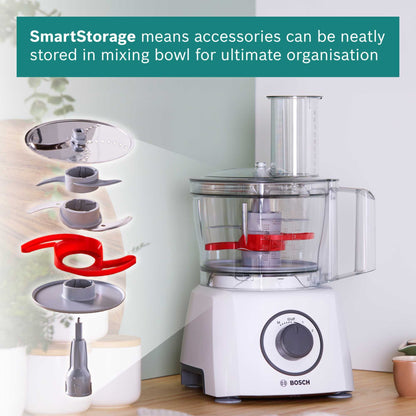 Bosch MCM3100WGB MultiTalent 3 Compact Food Processor