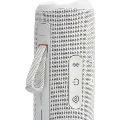 JBL Flip 7 Portable Bluetooth Speaker with JBL Pro Sound - White