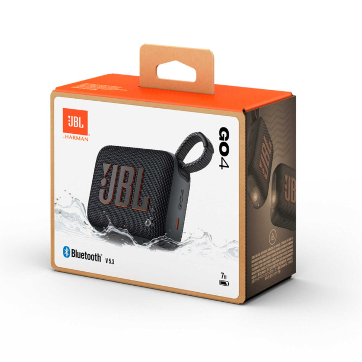JBL GO 4 Ultra-Portable Pro Sound Bluetooth Speaker - Black