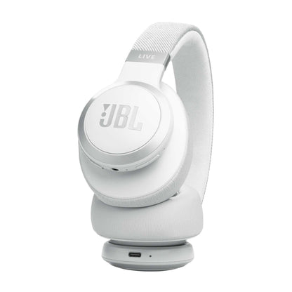 JBL LIVE 770NC Noise Cancelling Bluetooth Headphones - White