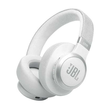 JBL LIVE 770NC Noise Cancelling Bluetooth Headphones - White
