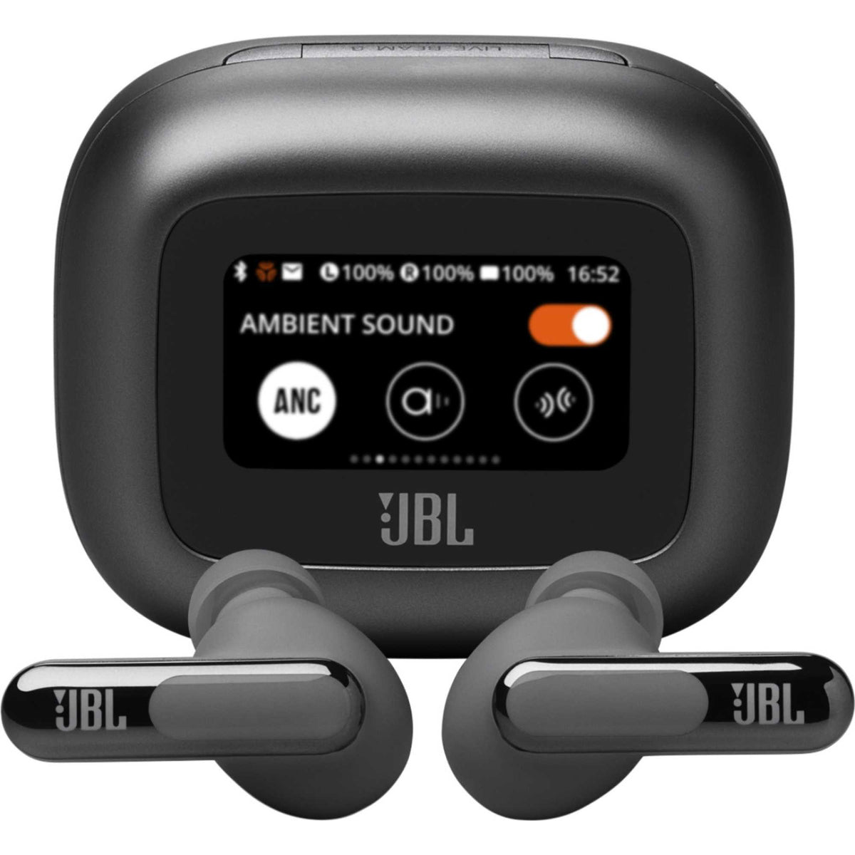 JBL Live Beam 3 In-Ear Headphones Noise Cancelling with Smart Case - Black