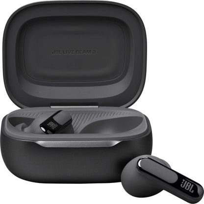 JBL Live Beam 3 In-Ear Headphones Noise Cancelling with Smart Case - Black