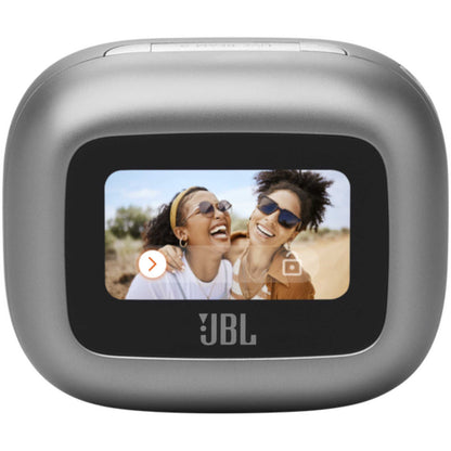 JBL Live Beam 3 In-Ear Headphones Noise Cancelling with Smart Case - Silver