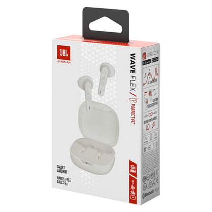 JBL Wave Flex Bluetooth Earbuds - White