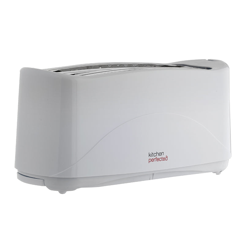 Kitchen Prefect Long Slot Toater - White