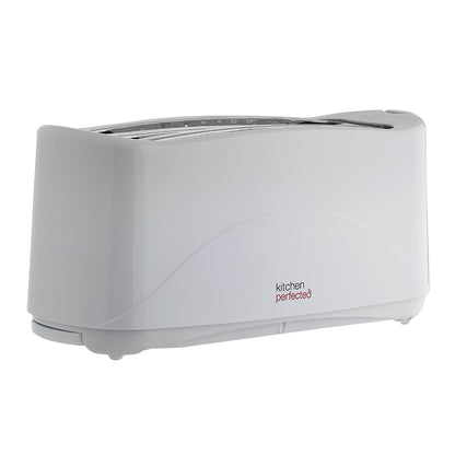 Kitchen Prefect Long Slot Toater - White