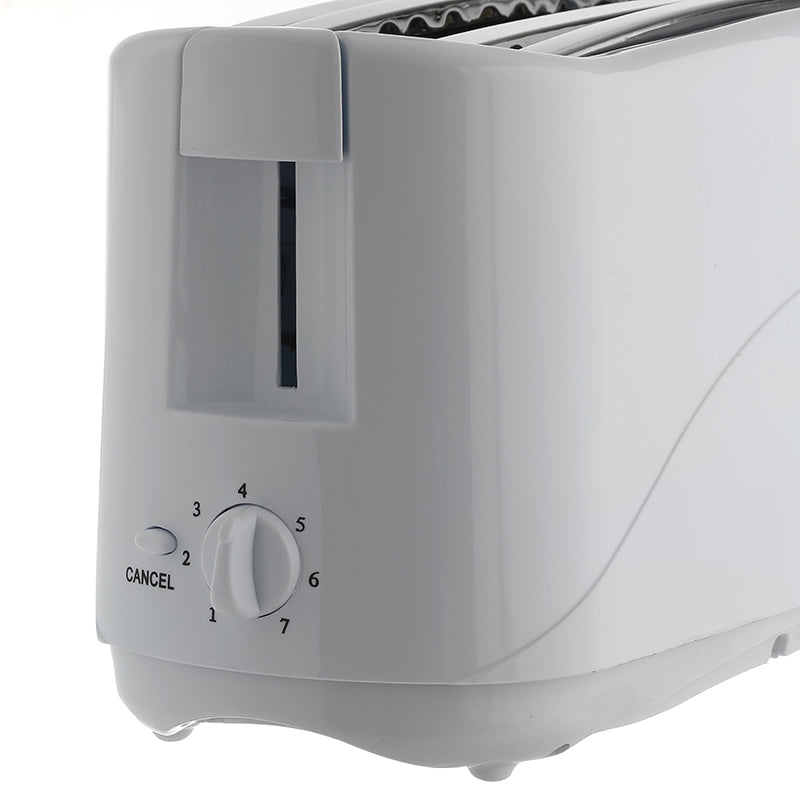 Kitchen Prefect Long Slot Toater - White