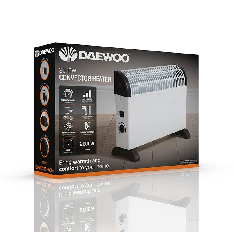 Convector Heater White 2000W