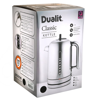 ** 72796  72815**|DUALIT 3KW CLASSIC KETTLE POLISHED CHROME