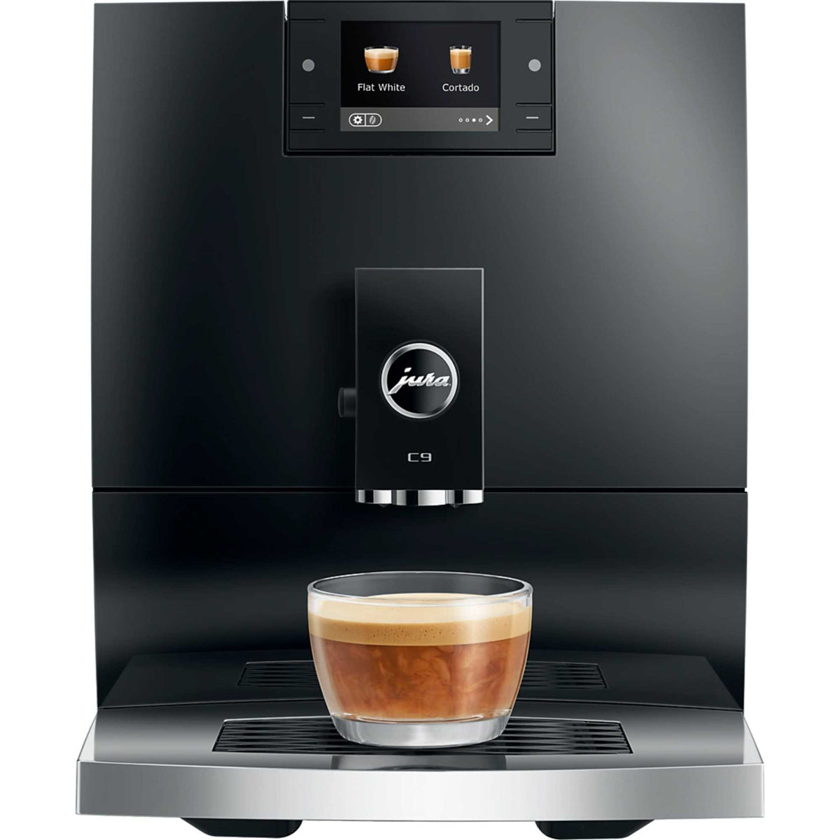 JURA C9 Automatic Bean To Cup Coffee Machine 15757 - Piano Black