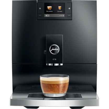 JURA C9 Automatic Bean To Cup Coffee Machine 15757 - Piano Black
