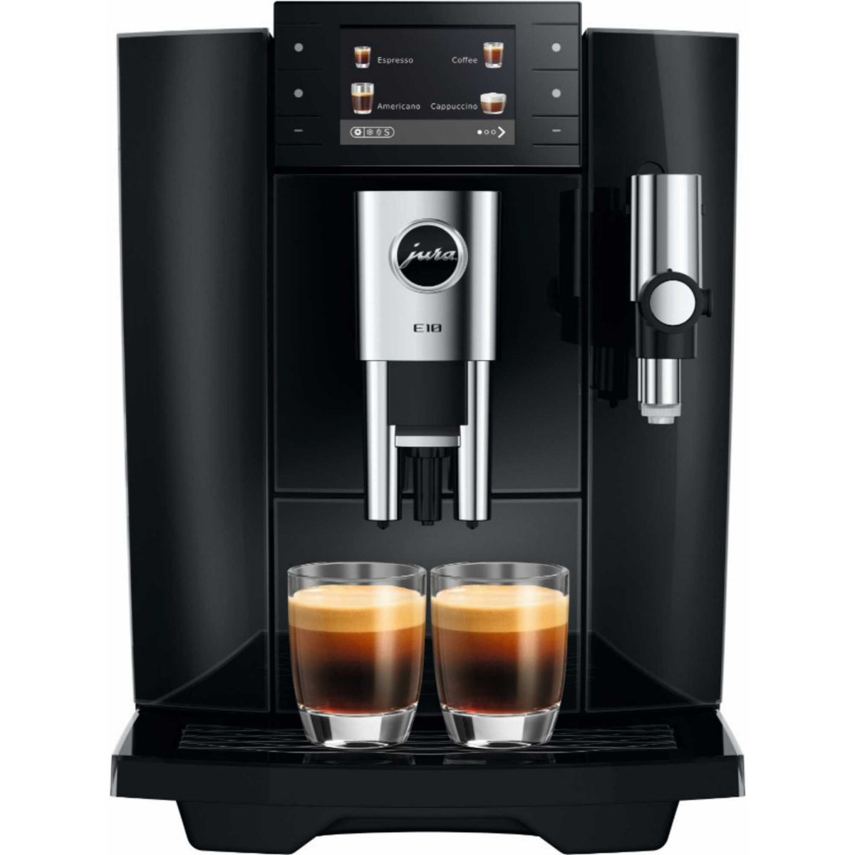 JURA E10 Smart Bean to Cup Coffee Machine - Diamond Black