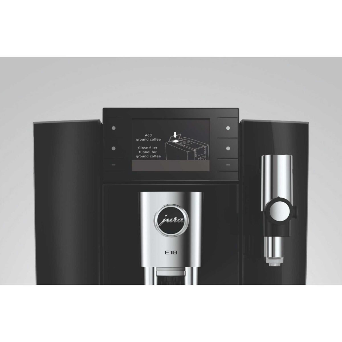 JURA E10 Smart Bean to Cup Coffee Machine - Diamond Black