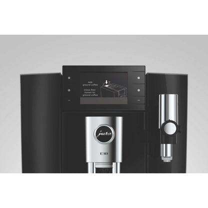 JURA E10 Smart Bean to Cup Coffee Machine - Diamond Black