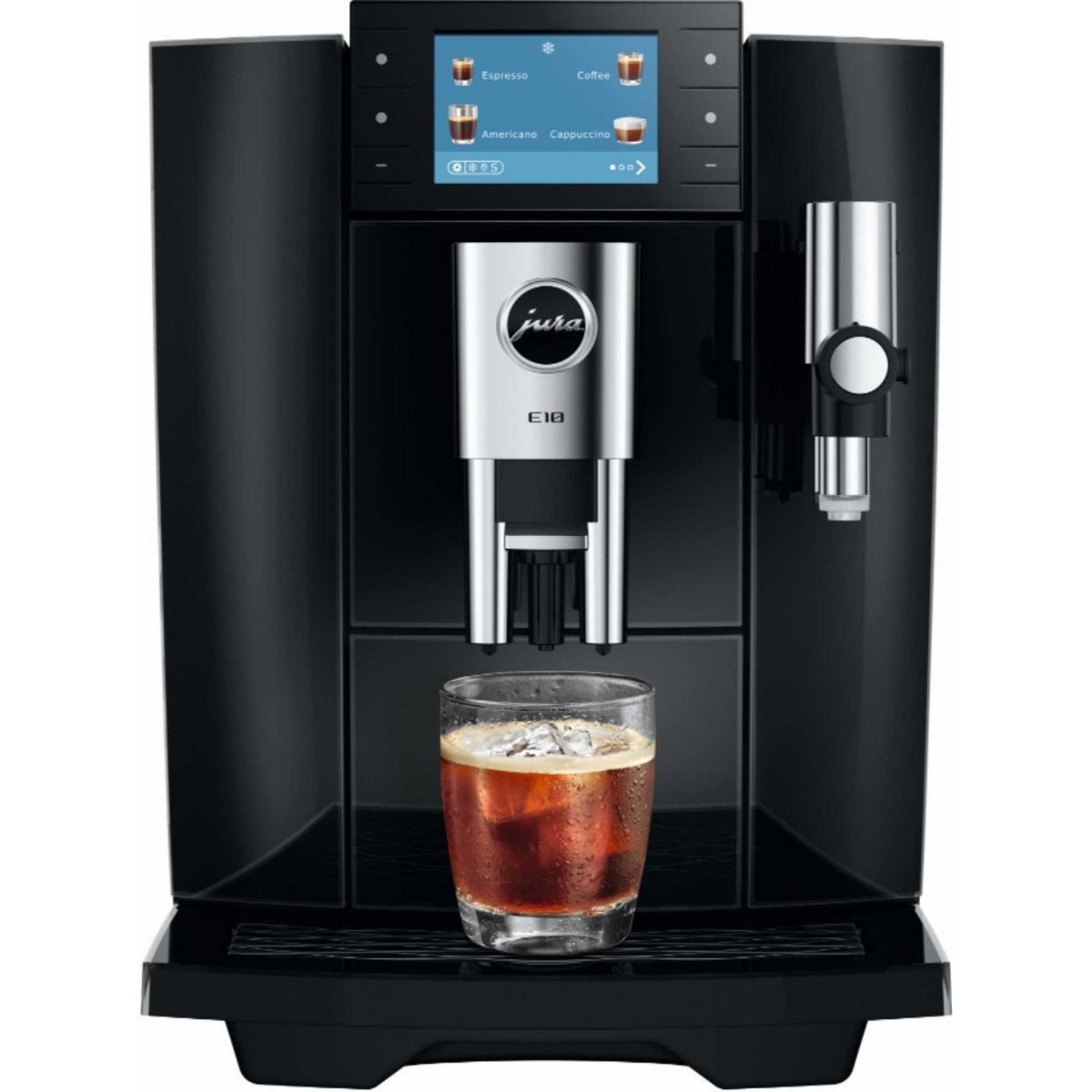 JURA E10 Smart Bean to Cup Coffee Machine - Diamond Black