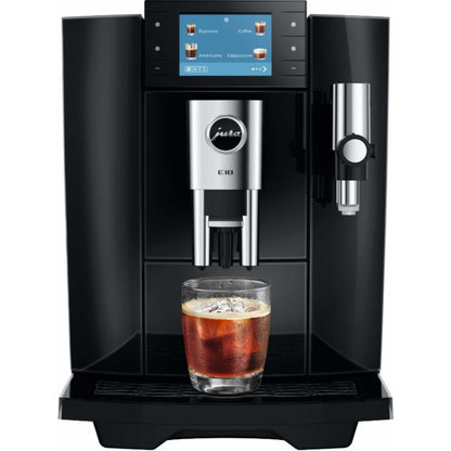 JURA E10 Smart Bean to Cup Coffee Machine - Diamond Black