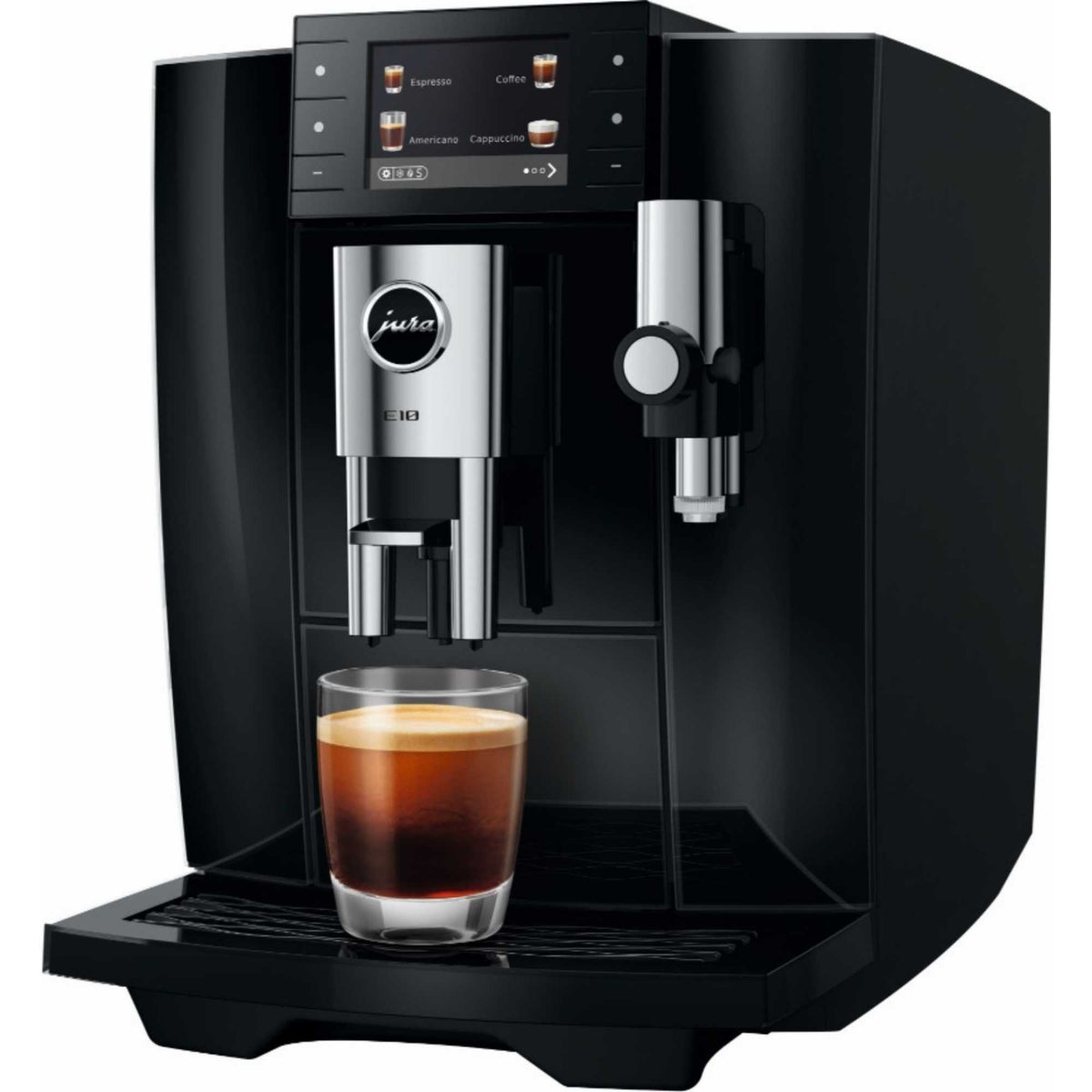 JURA E10 Smart Bean to Cup Coffee Machine - Diamond Black
