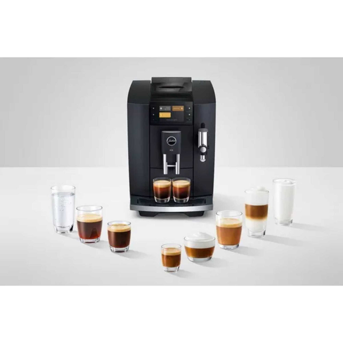 JURA E8 Smart Bean to Cup Coffee Machine - Cosmic Black