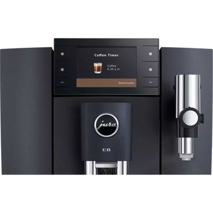 JURA E8 Smart Bean to Cup Coffee Machine - Cosmic Black