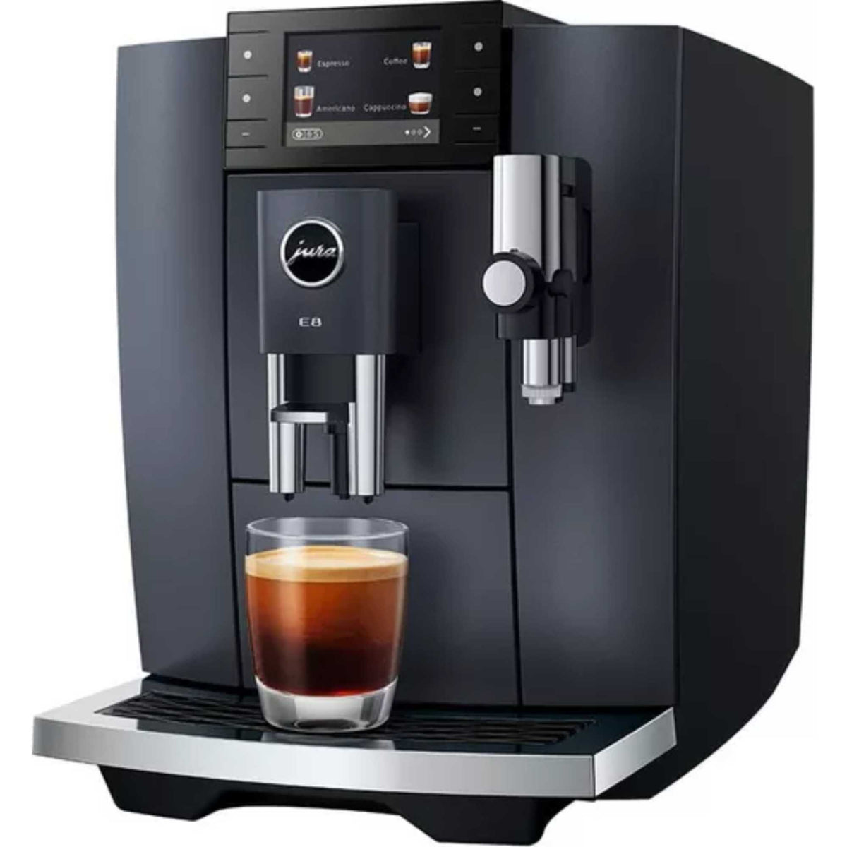 JURA E8 Smart Bean to Cup Coffee Machine - Cosmic Black