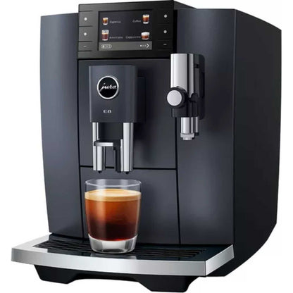JURA E8 Smart Bean to Cup Coffee Machine - Cosmic Black