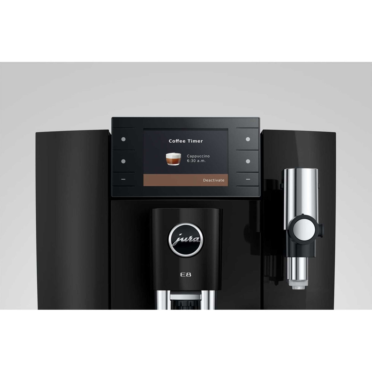JURA E8 Smart Bean to Cup Coffee Machine - Piano Black