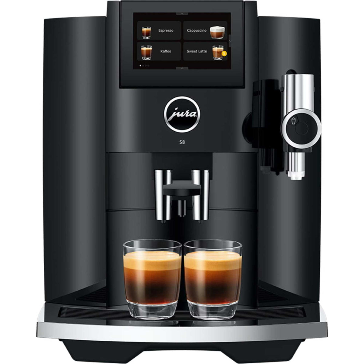 JURA S8 Automatic Bean to Cup Coffee Machine 15482 - Piano Black