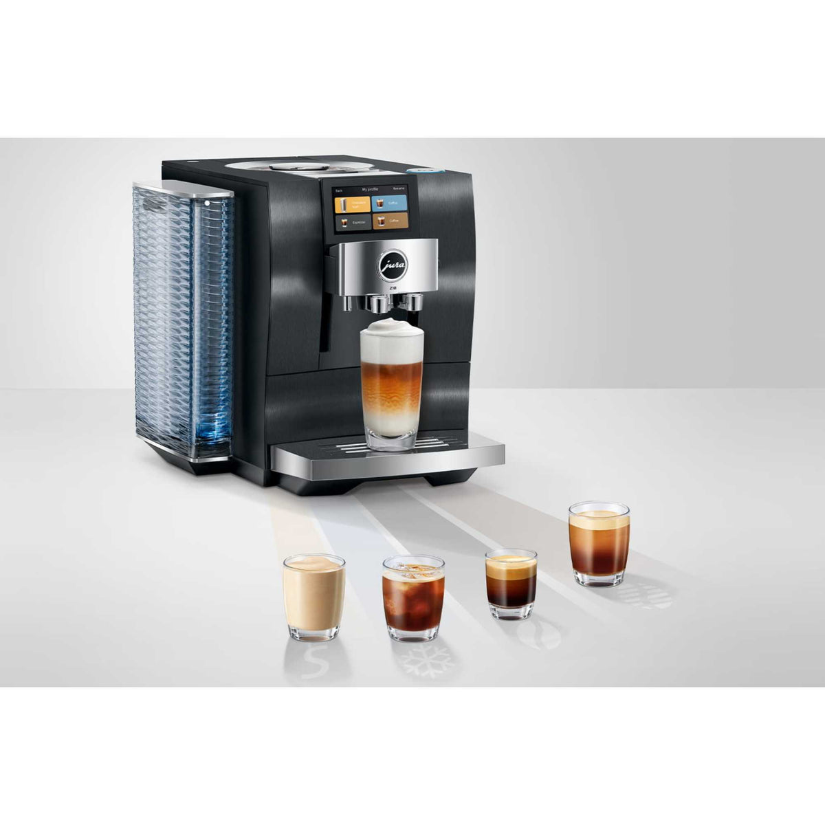 JURA Z10 Automatic Bean To Cup Coffee Machine 15703 - Aluminium Black