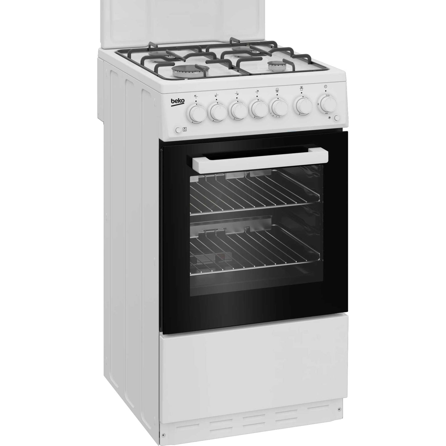 Beko 50cm Gas Single Oven Cooker - KA52NEW