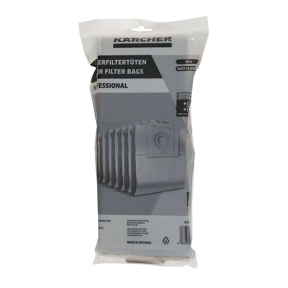 Karcher Vacuum Cleaner Paper Bag - T Range - 1 (Pack of 10)