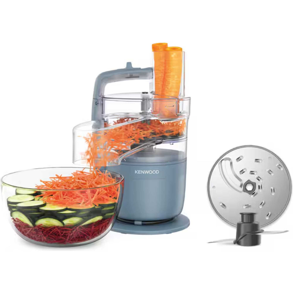 Kenwood FDP23.130GY Food Processor with 4 Accessories - Grey