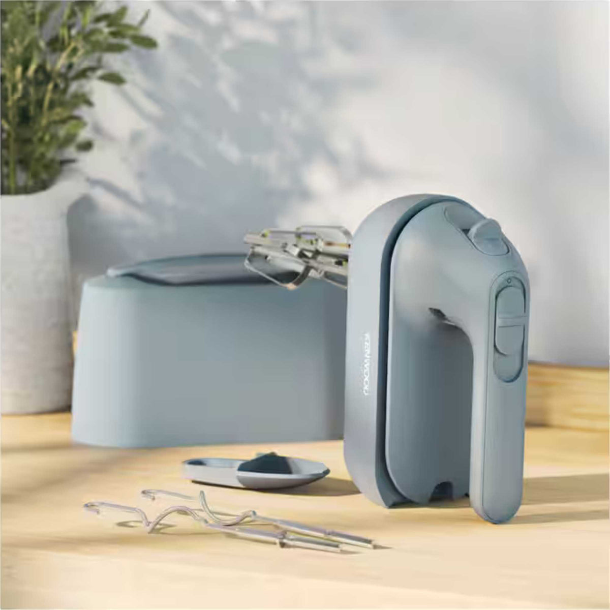 Kenwood HMP40.000GY QuickMix Go Hand Mixer with Kneaders - Storm Blue