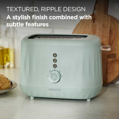 Kenwood TCP06.000BL Ripple Collection 2 Slot Toaster - Blue
