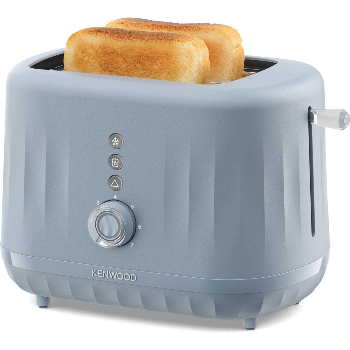 Kenwood TCP06.000GY Ripple Collection 2 Slot Toaster - Grey