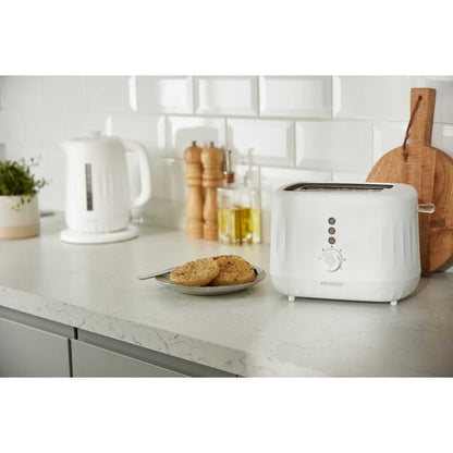 Kenwood TCP06.000WH Ripple Collection 2 Slot Toaster - White