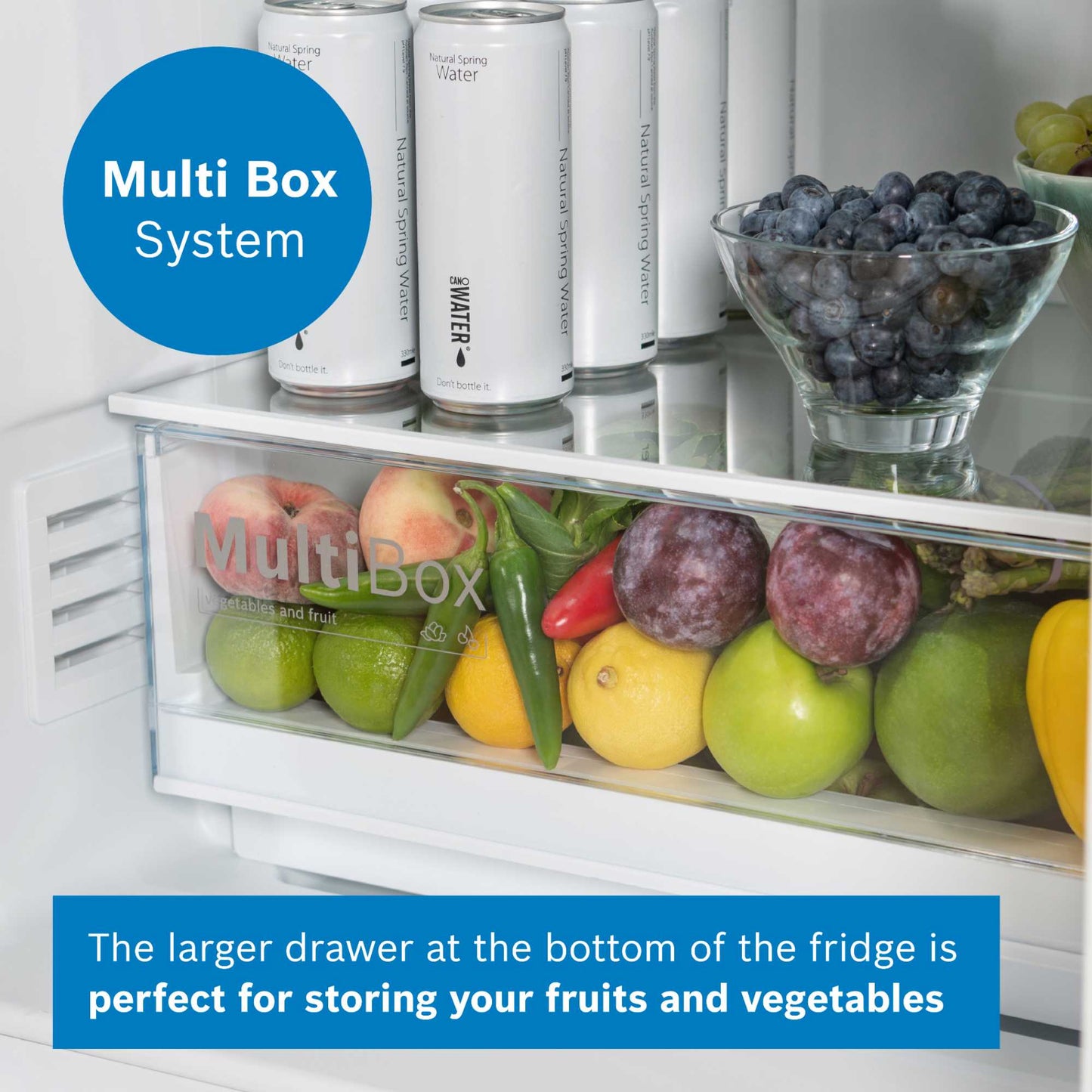 Bosch Series 2 Fridge Freezer 50/50 Total No Frost - White - KGN34NWEAG