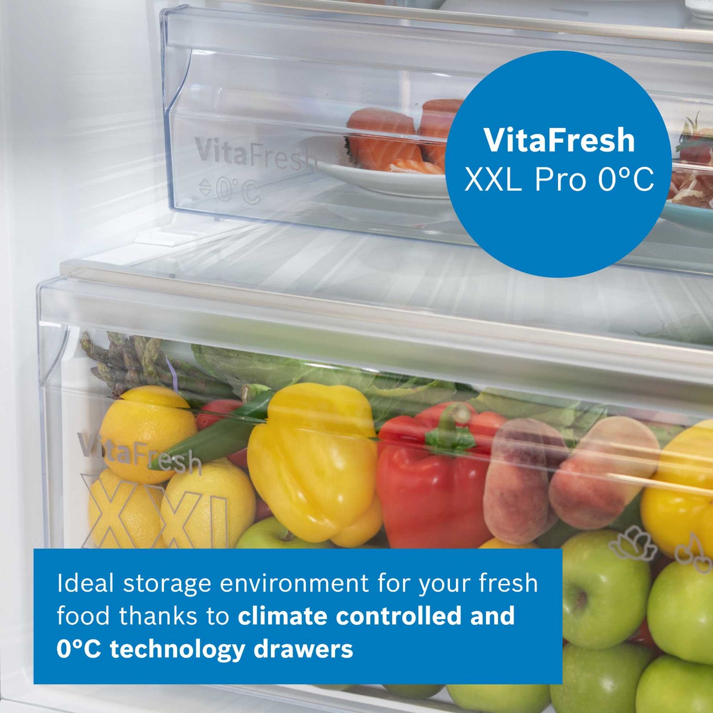 Bosch Series 4 Fridge Freezer 60/40 Total No Frost - Stainless Steel - KGN362LDFG