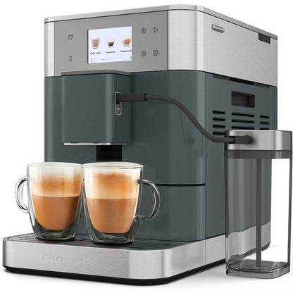 KitchenAid 5KES8557BJP Fully Automatic Espresso KF7 Quiet Mark Dual Cup - Juniper Green