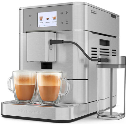 KitchenAid 5KES8557BSX Fully Automatic Espresso KF7 Quiet Mark Dual Cup - Stainless Steel