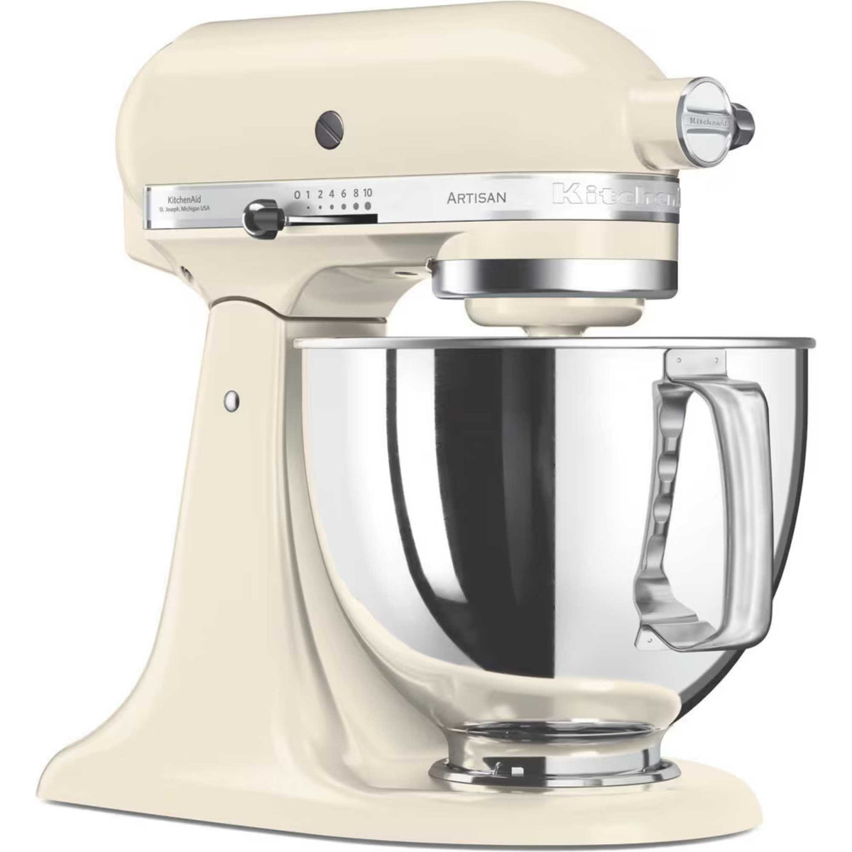 KitchenAid 5KSM125BAC Artisan 4.8L Stand Mixer - Almond Cream