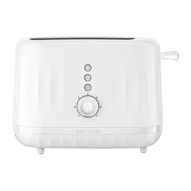 2 SLICE RIPPLE TOASTER PURE WHITE