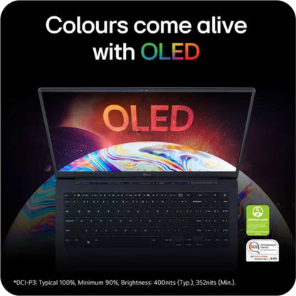 LG 15Z90ST-G.AD78A1 15.6" gran SuperSlim Laptop OLED Intel Core Ulta 7 16GB RAM
