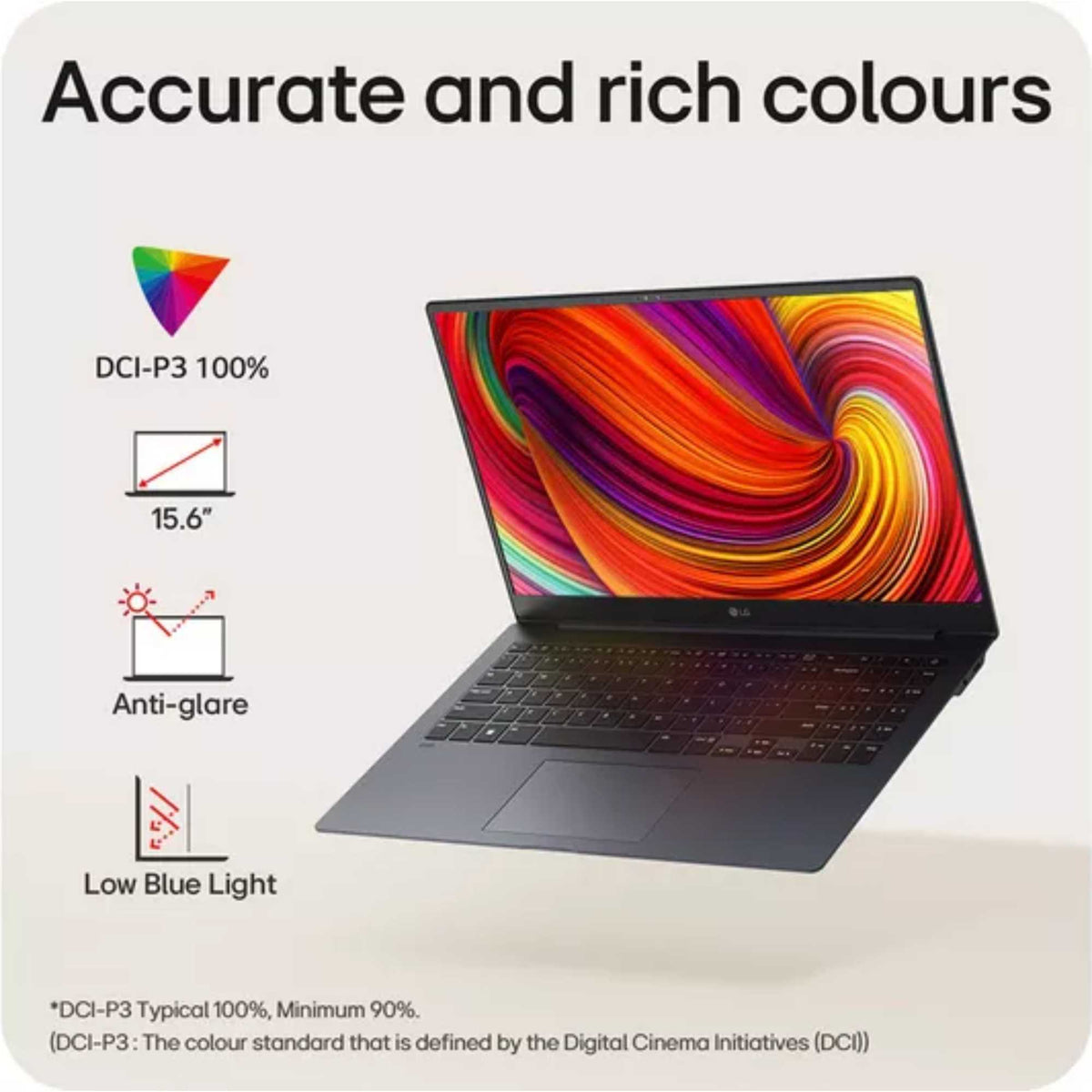 LG 15Z90ST-G.AD78A1 15.6" gran SuperSlim Laptop OLED Intel Core Ulta 7 16GB RAM