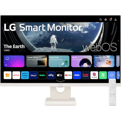 LG 27U511SA-W 27" Full HD IPS Smart Monitor with webOS - White