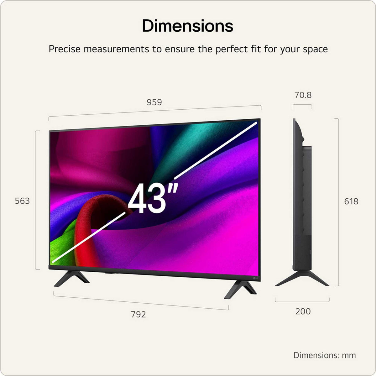 LG NU900 43" 4K Ultra HD LED HDR Smart TV - 43NU900B6LA