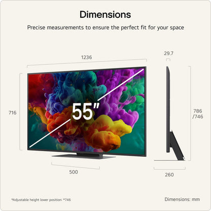 LG QNED87 55" 4K QNED Mini LED Smart TV - 55QNED87B6A